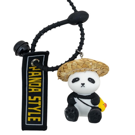 [32870] Llavero panda con sombrero