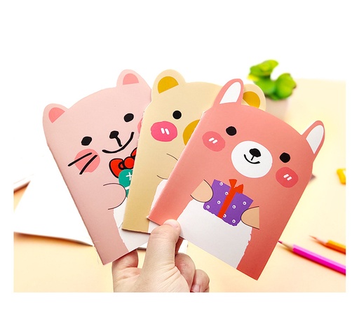 [30065] Anotador diseño oso 20 hojas 14*10cm