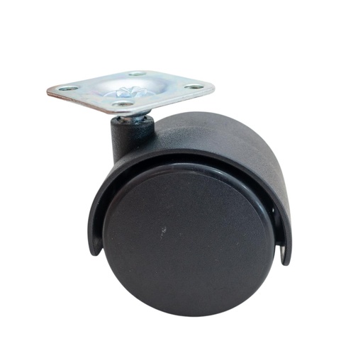 [32909] Rueda de plástico 5cm negro