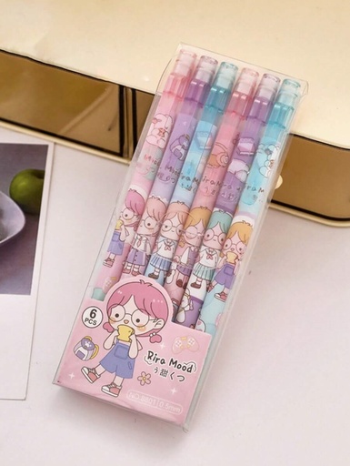 [88929] Porta mina diseño infantil 6pc