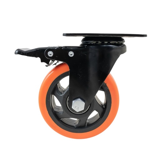 [92016] Rueda para mueble 13cm giratorio con freno