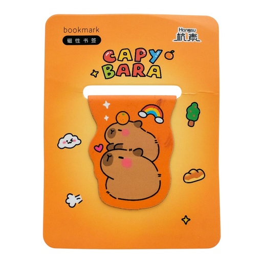 [21344] Separador con imán para hojas diseño capibara