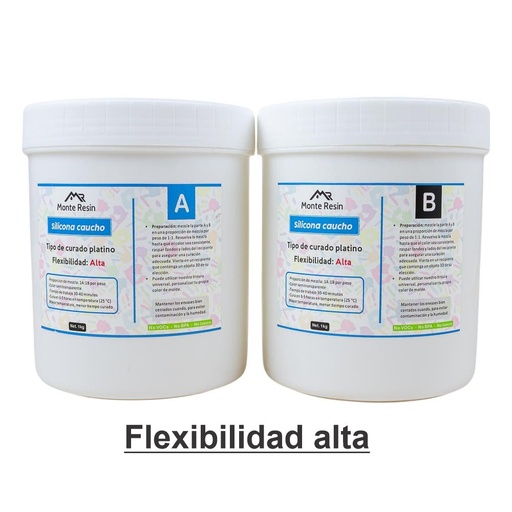 [91966] Silicona liquida MONTERESIN kit 2kg A05