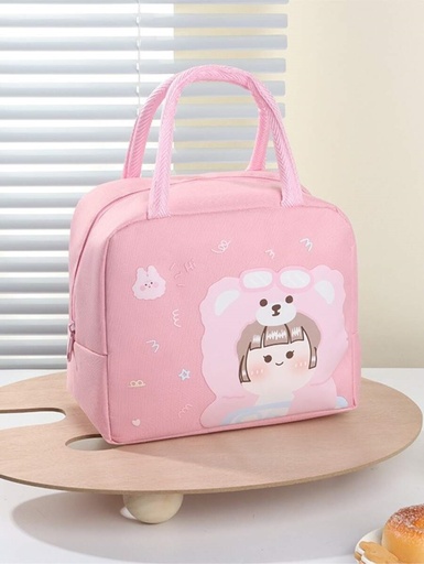 [33121] Bolso térmico rosa diseño infantil
