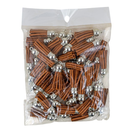 [92829-12] Borla gamuza cafe 50 piezas