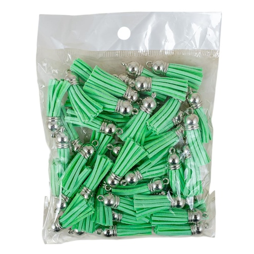 [92829-17] Borla gamuza verde agua 50 piezas