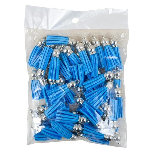 [92829-26] Borla gamuza celeste 50 piezas