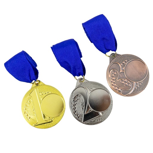 [33091] Medalla metálica diseño posiciones 5cm