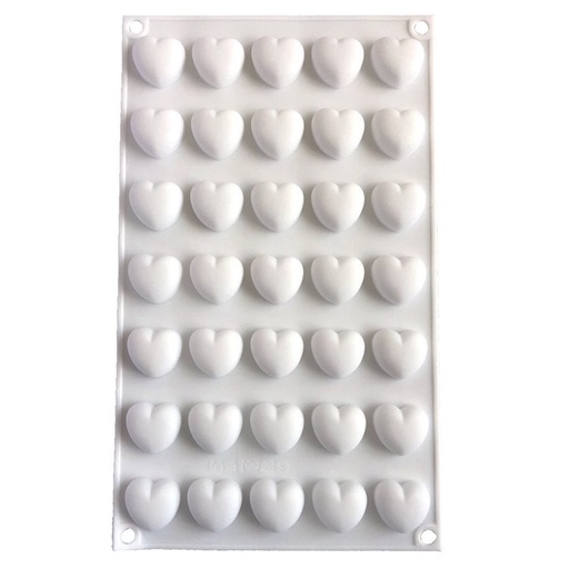 [52006] Molde de silicona corazones 35 cavidades 30*17cm