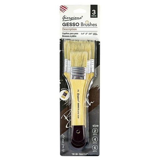 [G-281] Pincel para yeso 3 piezas